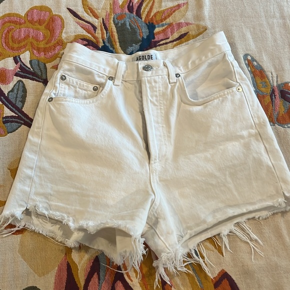 AGOLDE Dee Vintage High-Rise Shorts - Picture 1 of 4